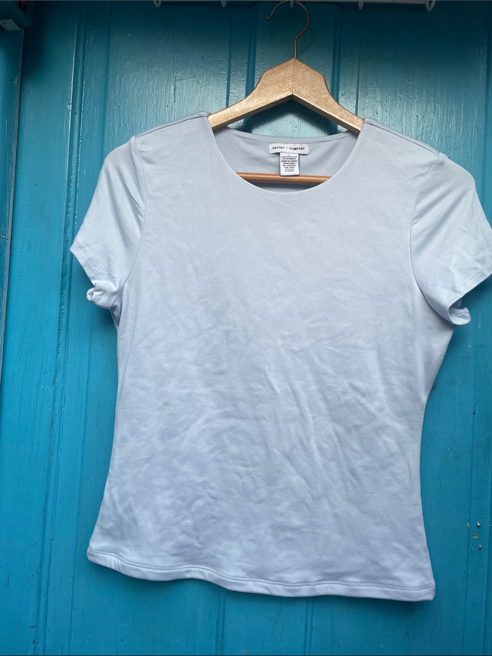White Short-Sleeve Crewneck Tee - Women